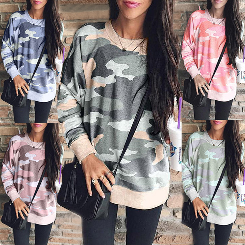 Title 1, Autumn And Winter Print Round Neck Long-sleeved...