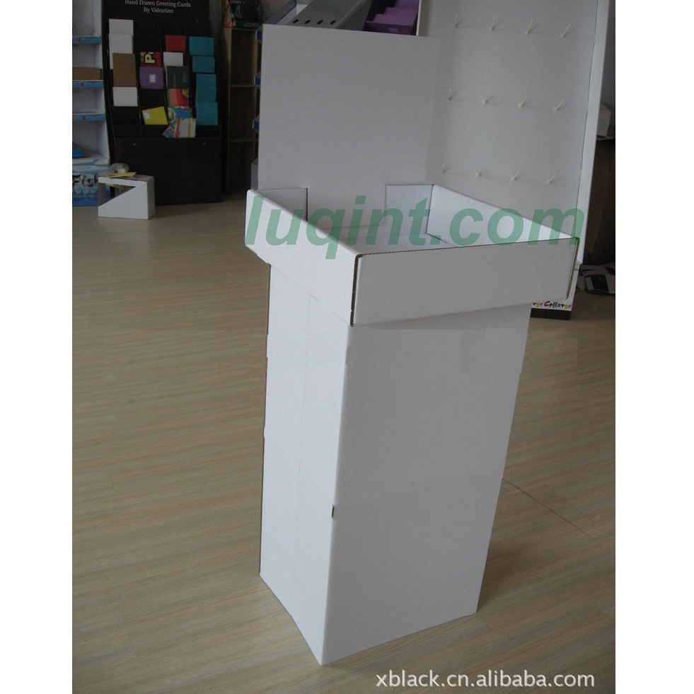 落地式纸展架 超市商场纸货架 零食纸地堆