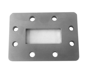 上海淇玥 MFC40 R40 WG11A WR229 BJ40 密封窗3.30-4.90GHz隔离窗