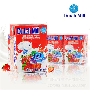 Оптовая талант, импортируемый из Dami Yogurt's Childry's Beverage Strawberry 90 мл 48 коробок A Box