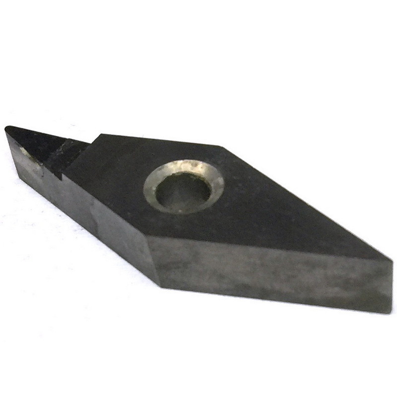 PCD金钢石铜铝非铁用数控车刀片VNGW160402 04菱形35度车刀粒