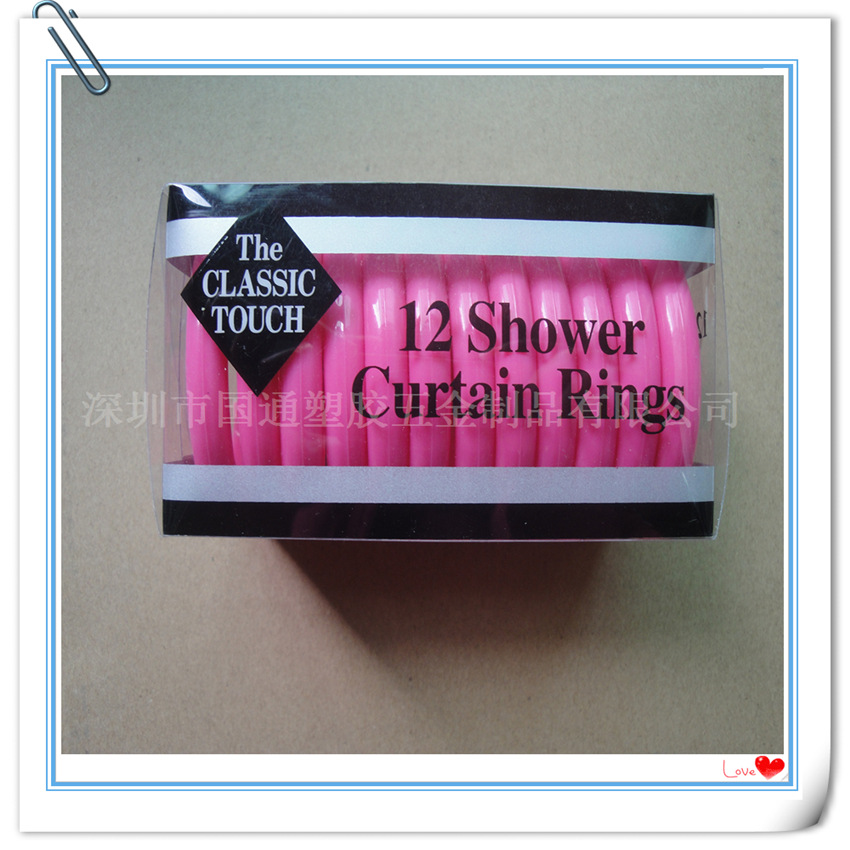 透明梨型钩  浴帘钩   窗帘钩   梨型钩全新材料