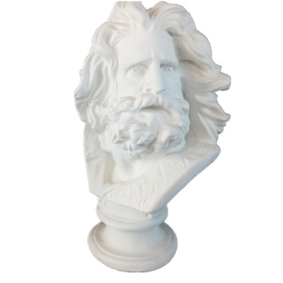 厂家直供古战士马赛曲石膏像高60cm批发石膏几何体五官手脚挂面像