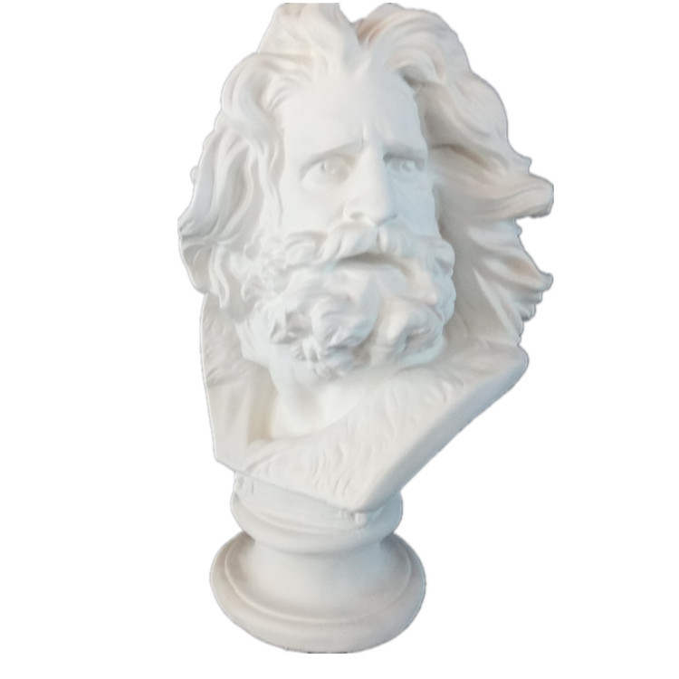 厂家直供古战士马赛曲石膏像高60cm批发石膏几何体五官手脚挂面像