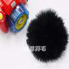 Black white puffer ball, ball head, accessory, wholesale, ostrich, flower decoration