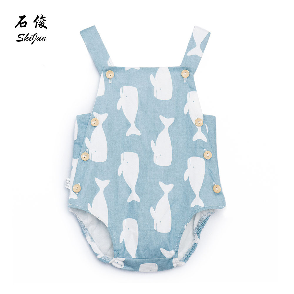 夏季新款男女宝宝童装 可爱背带裤爬服/连体衣 厂家直销一件代发