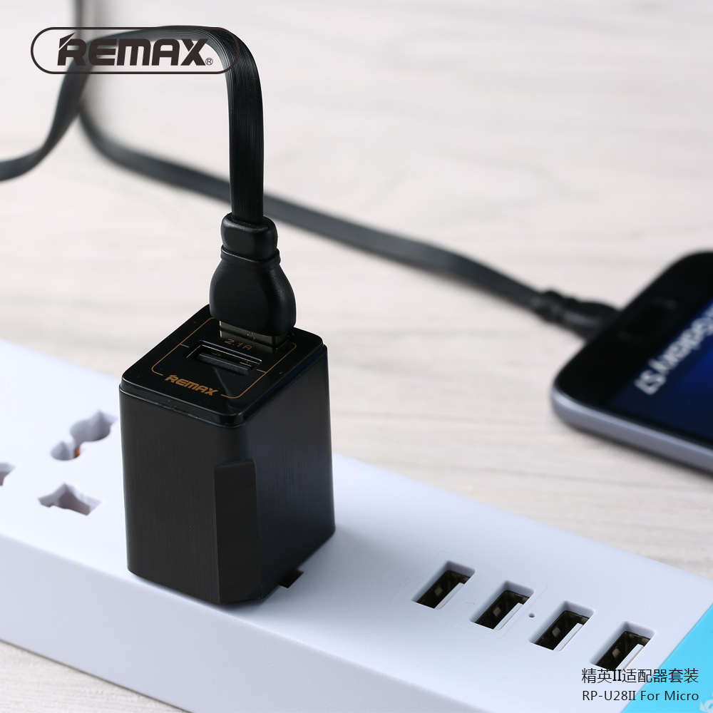 remax Elite Adapter suit Apply to Android mobile phone Charging head micro data line Fast charging