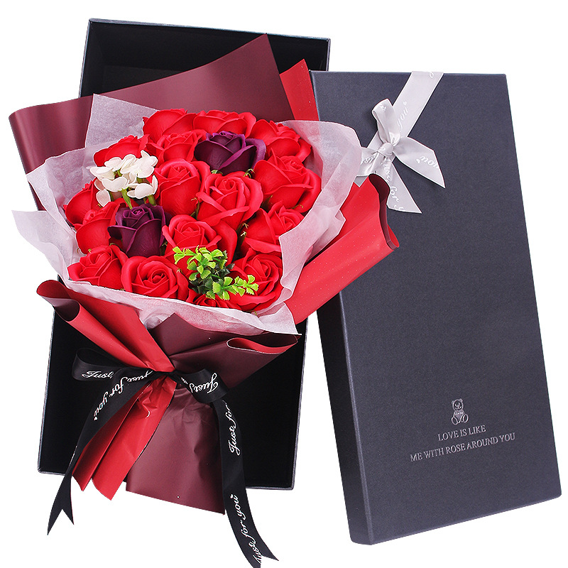 19朵小熊韩风款高傲红1-J800