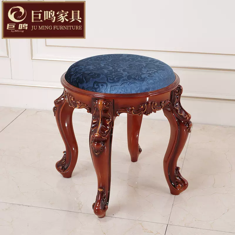 厂家直销欧式梳妆凳环保艺术风格梳妆台凳子方凳圆凳换鞋凳批发