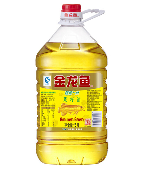 5L金龙鱼精炼一级菜籽油炒菜食堂食用食用油热点批发11