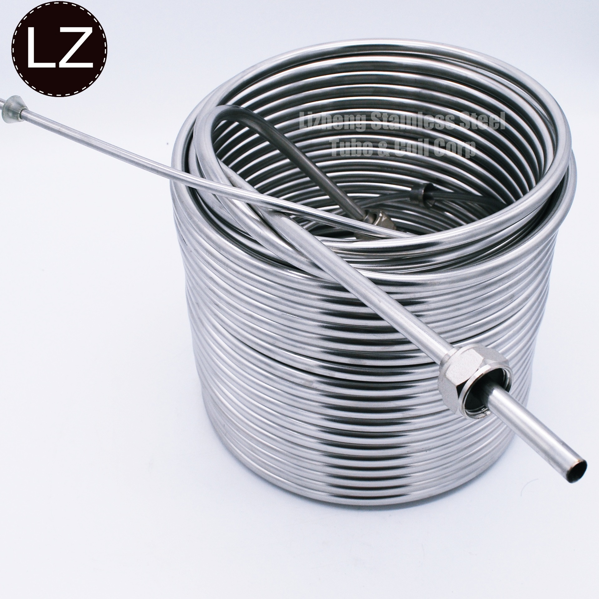 食品级不锈钢盘管啤酒机红酒机食品加工系统定制卫生级不锈钢钢管