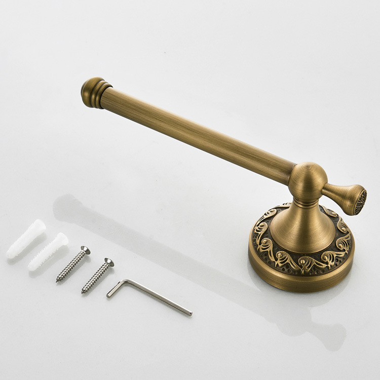 F8330-纸巾杆复古五金卫浴挂件批发生产直销外贸一件代发-