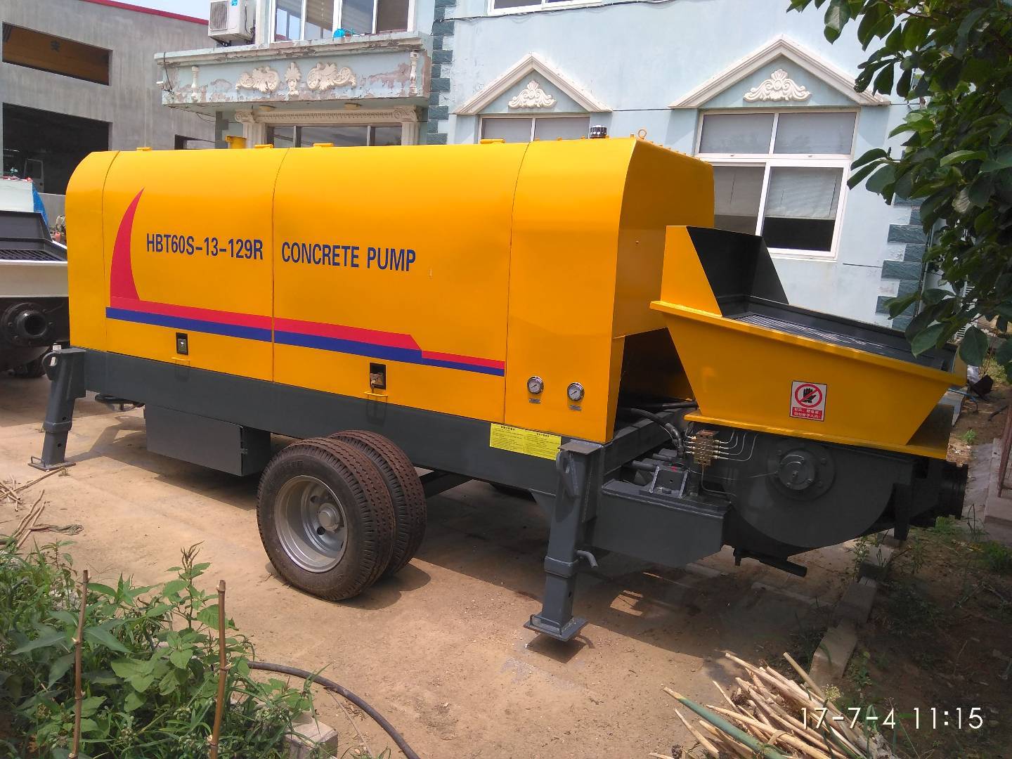 60和90柴油拖泵，型柴油动力混凝土泵，60柴油泵，90柴油地泵