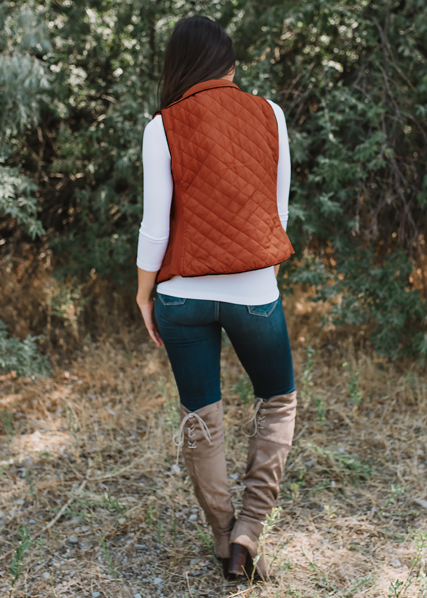 Gilet femme en Coton mélangé - Ref 3434826 Image 31