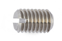 开槽锥端顶丝，A1不锈钢   M4x10