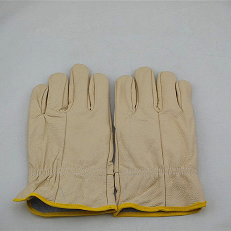 工厂直销防切割耐磨皮手套 一层皮电焊焊接防护皮手套批发