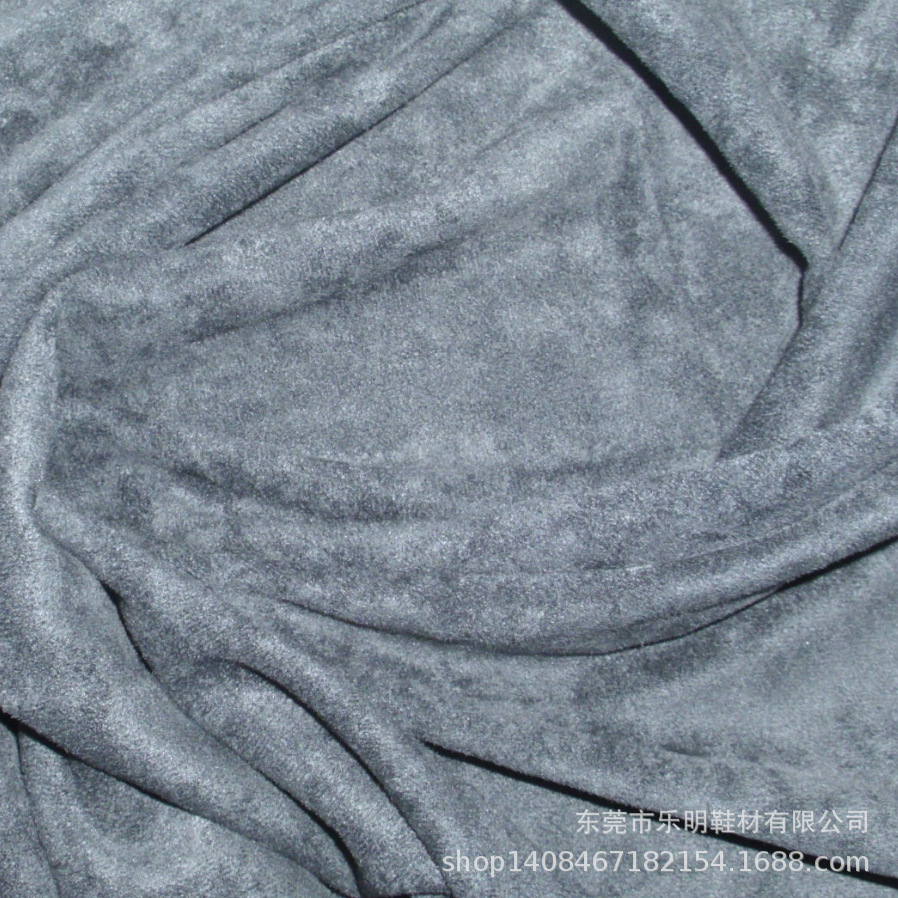 GB6058双面超纤绒450克弹力仿皮绒鞋材服装汽车装饰手袋麂皮绒