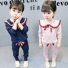 Spring autumn children's set, clothing girl's, Korean style, long sleeve, children's clothing