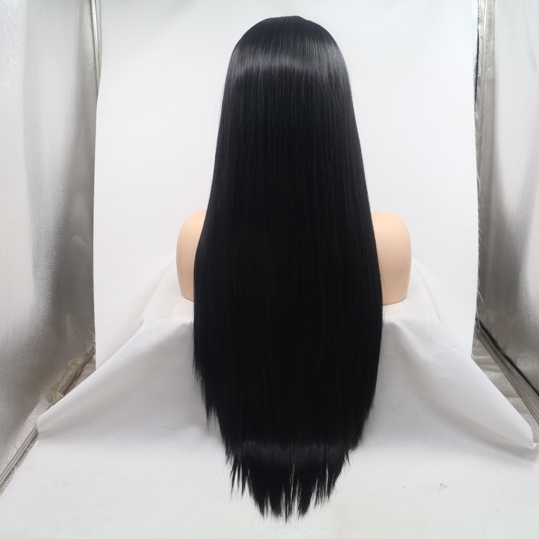 NEWLOOK PW1086 nueva moda peluca de cabello largo peluca de encaje peluca de enseñanza