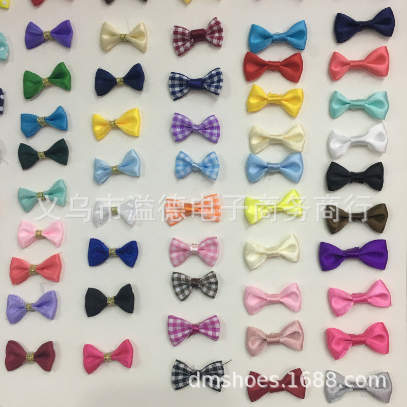 Doll with bow, bow tie, materials set, pack, accessory, polyester, DIY 5