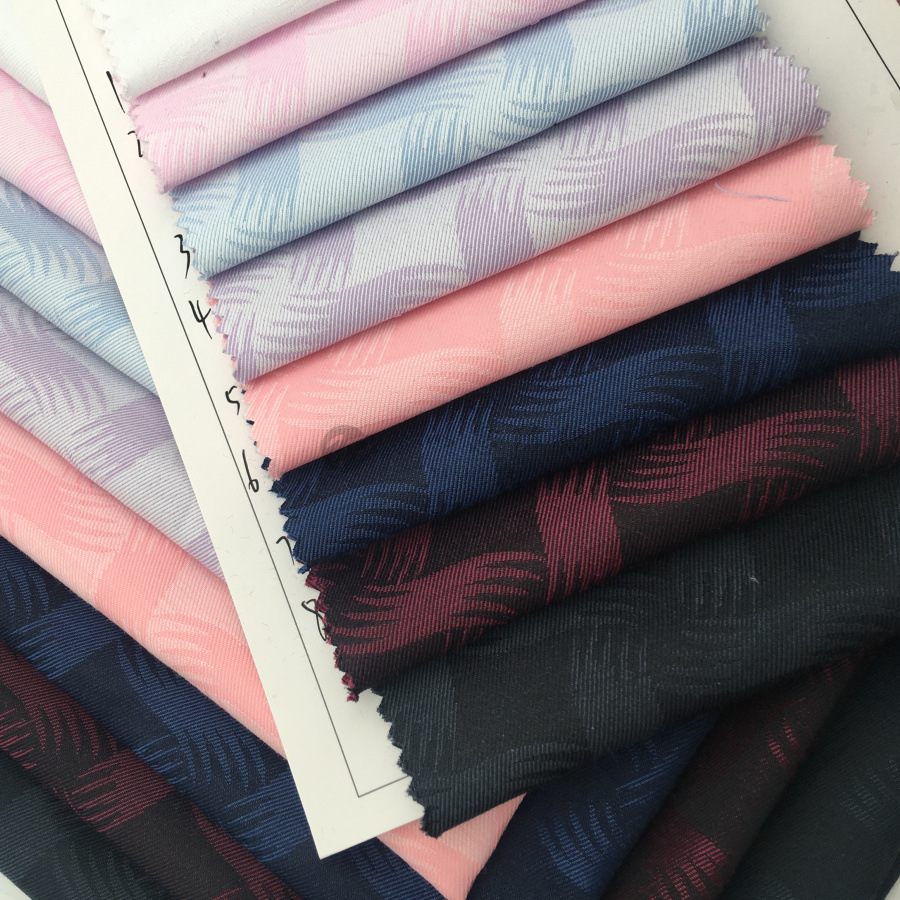 【大提花】时尚男装面料 爆款衬衫涤棉面料 厂家直销 现货供应