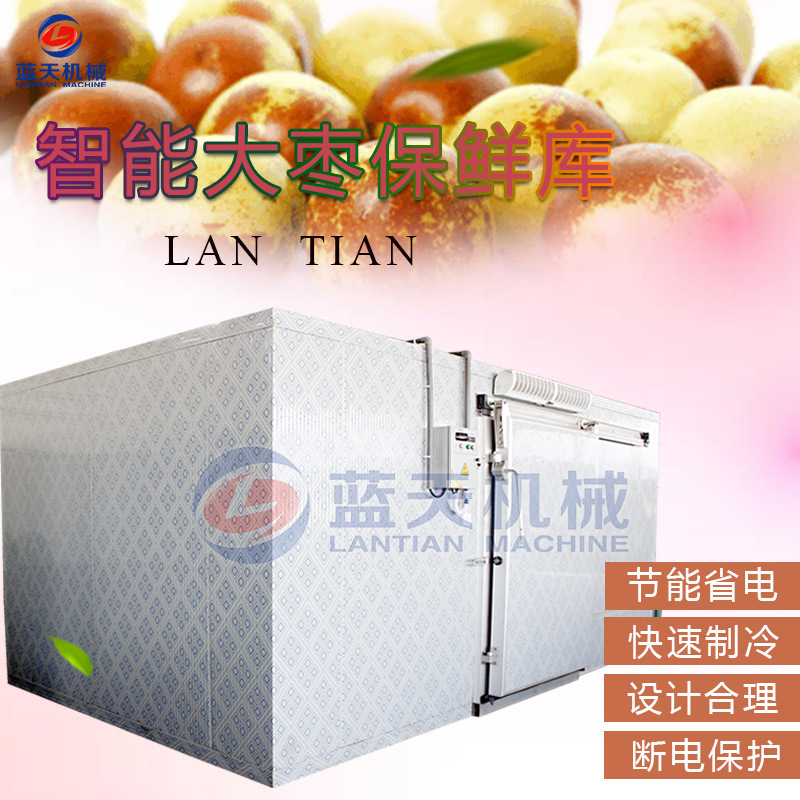 蓝天智能大枣保鲜库 大型红枣存放冷库 冬枣全套冷藏设备生产厂家