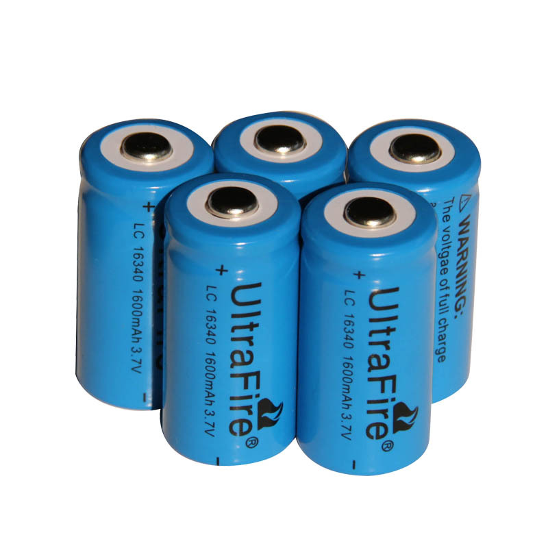 Batería de litio recargable CR123A LC16340 1200 mAh 3.6V, venta al por mayor