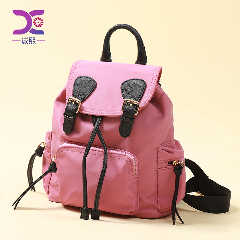 2021早春包包女韩版双肩包2020新款牛津时尚学生书包背包一件代发|ru