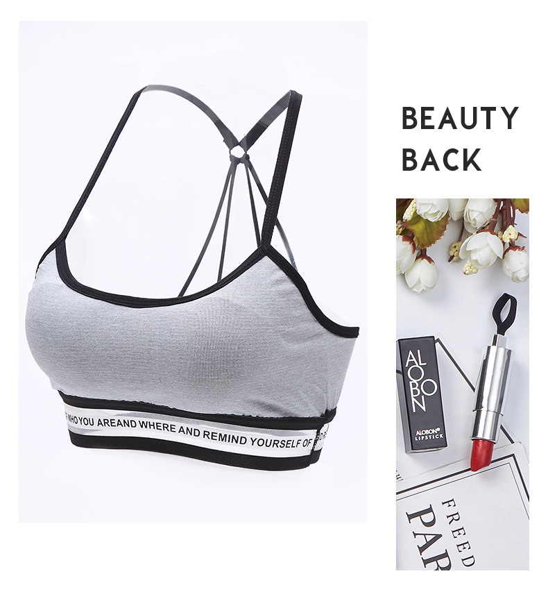 2020 New Parachute Girl's beautiful back and chest wrap, comfortable without steel rims, anti-glare, adjustable breathable sleep bra detail image 11