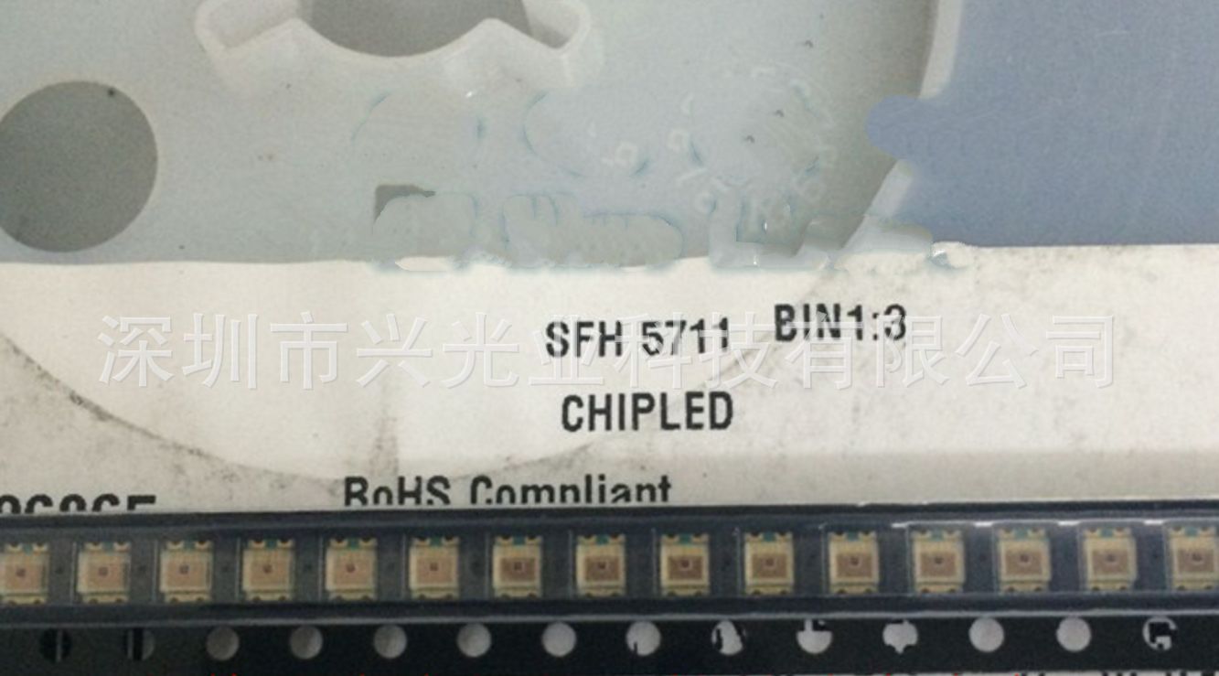 OSRAM工业级环境光传感器 SFH5711 SFH5711-2/3-Z波长555nm