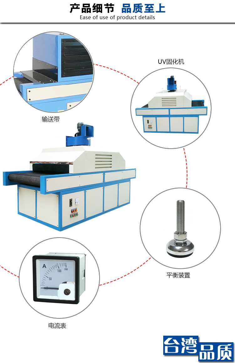 uv固化机_东莞汇泰供应球型工件专用uv固化机人造石瓷砖专用uv1