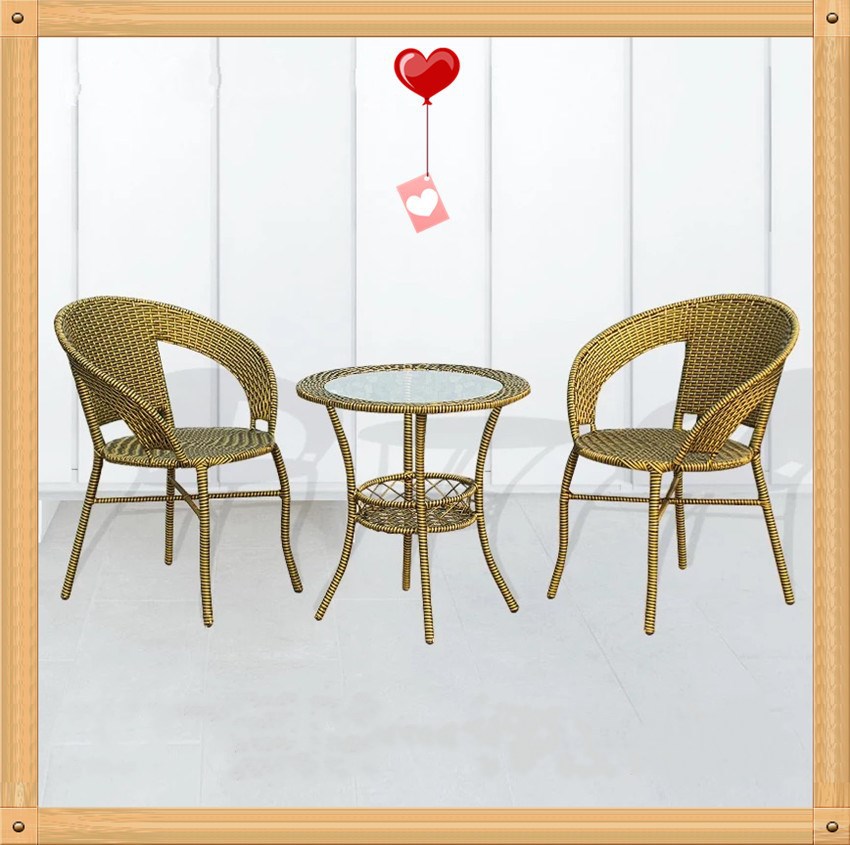 藤椅三件套室内阳台桌椅休闲户外藤编家具批发户外家具