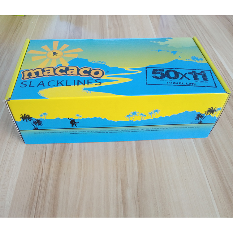 厂家定做瓦楞纸盒 彩色产品包装促销纸展盒定制 可折叠展盒