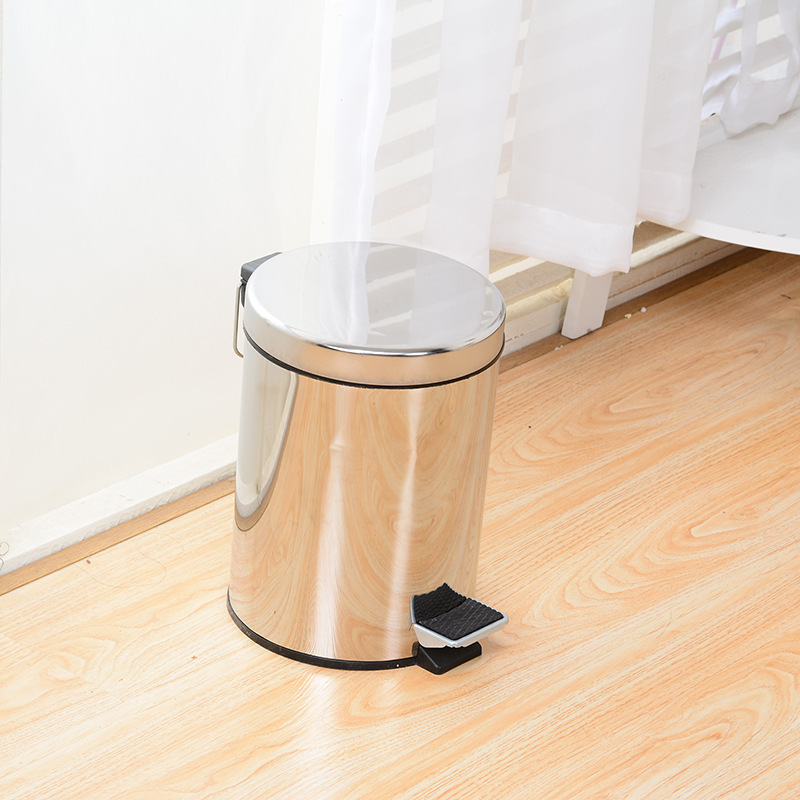 12L capacity stainless steel new pedal trash can sanitary bucket free Logo printing custom gift promotion 12L capacity stainless steel new pedal trash can sanitary bucket free Logo printing custom gift promotion