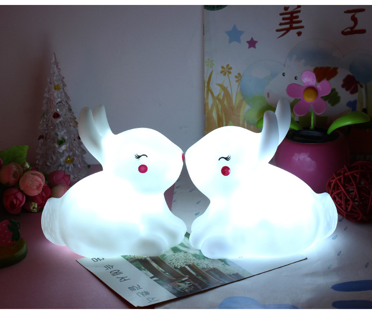 Creative Small Night Lamp Led Colorful Moon-light Lamp New Exotic Cartoon Cute Bedside Lamp Night Light Night Light Wholesale display picture 5