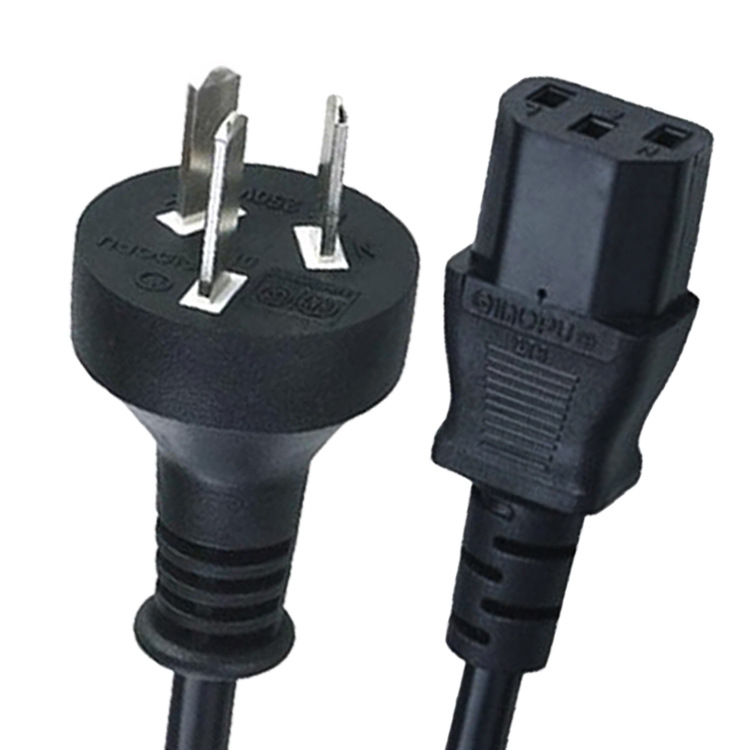 厂家直销阿根廷两芯插三插电源线   IRAM认证纯铜品字尾插头 国标