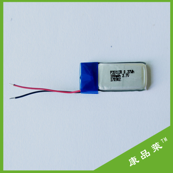 391230聚合物锂电池批发 3.7V花盘音乐灯电池100mah毫安电池