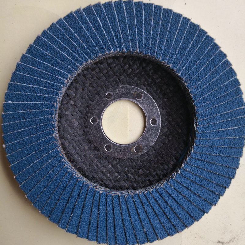 4.5寸网盖锆钢玉砂布百叶片