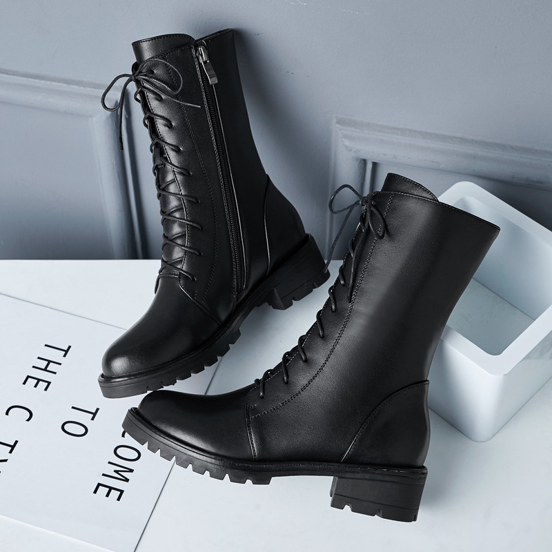 Bottes femme WISSEO en En cuir - Ref 3355289 Image 5