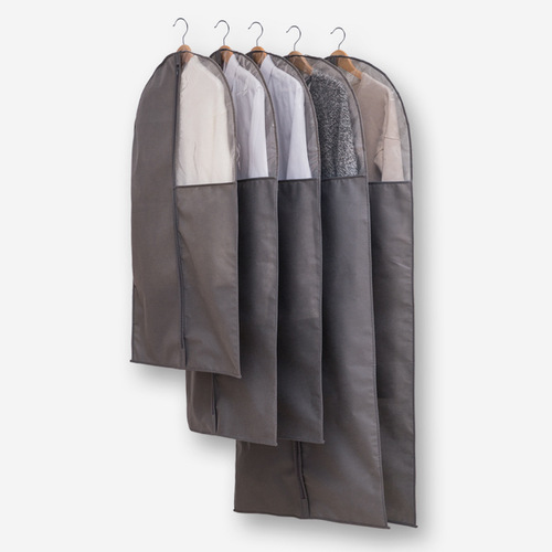 Thickened clothing dust cover hanging coat fur protective cover suit hanging bag household extended dust bag