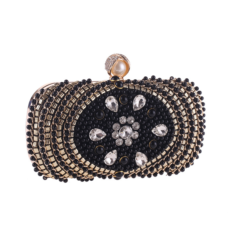 Pearl Evening Bag Women's Clutch Bag Fashion Small Square Bag Shoulder Diagonal Bag display picture 19