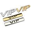 New Personalized VIP Label Auto VIP Peduel Sideline Decoration Stick Modified Metal Tail Label Labor Labor Tick Sticker