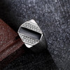 Men's accessory, retro fashionable wedding ring, wish, European style, wholesale