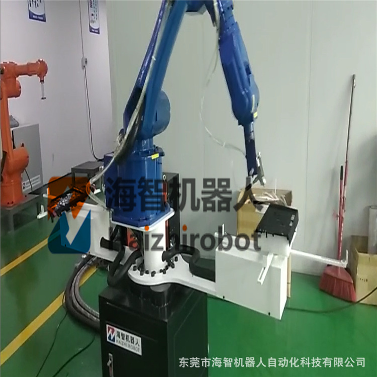 喷涂机器人 海智机器人专业喷涂机械手臂厂家 喷漆机械手旋转转台
