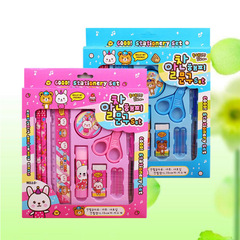 Stationery Set of 10 Pieces - Creative Student Gift Birthday Prize Learning Supplies Combo - Factory Wholesale Set