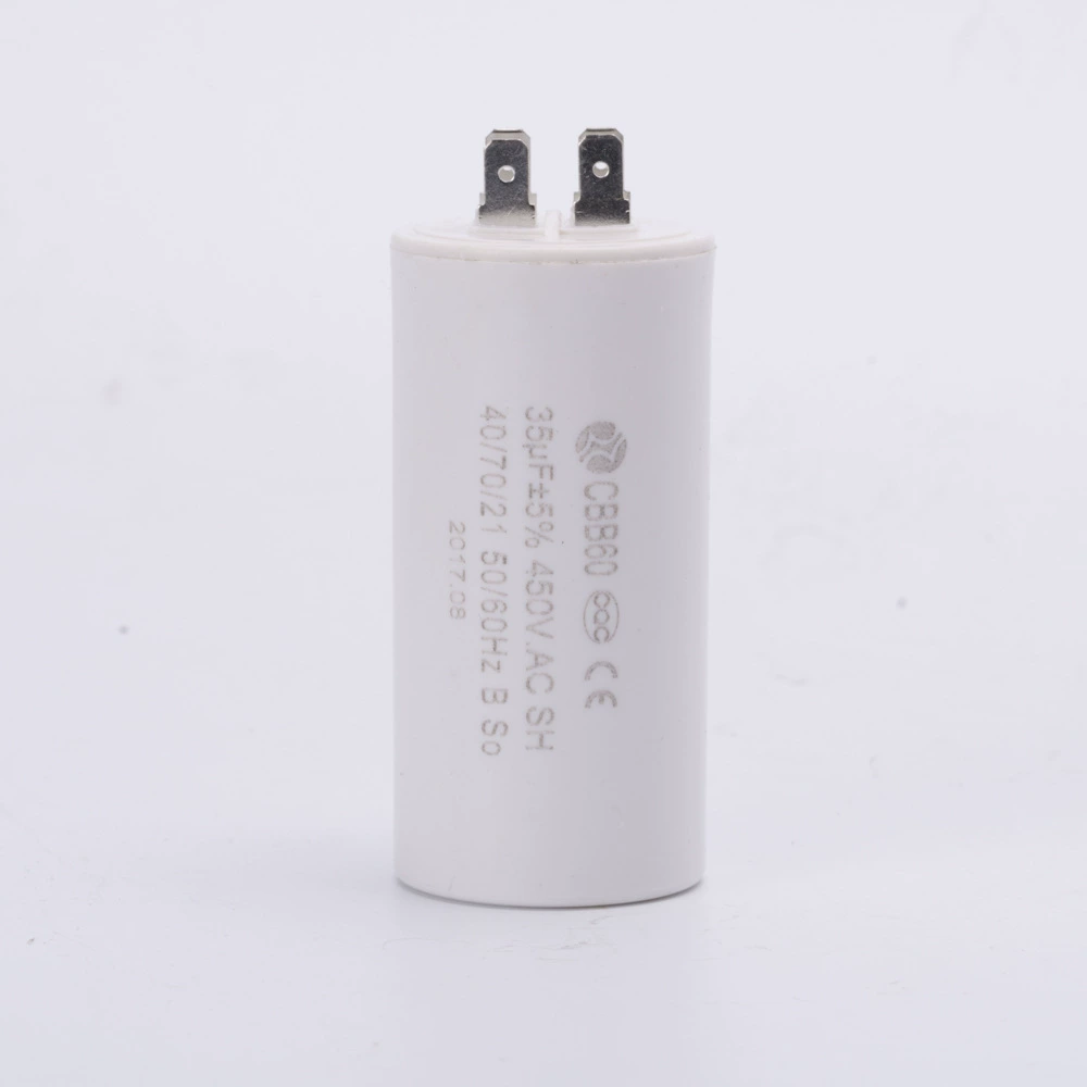 Двухслойный рабочий конденсатор CBB60 450V серии 35uf стиральная машина электродвигатель водяной насос конденсатор