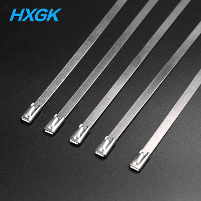 Self-locking 201 Stainless Steel Cable Ties 16*1000 Marine Metal Ligature Cable Binding fixed Ligation