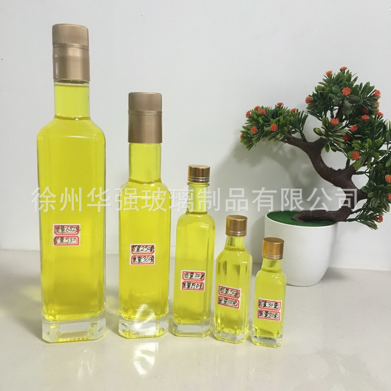 厂家批发方形750ml墨绿橄榄油瓶 250ml 500ml 圆形棕色山茶油