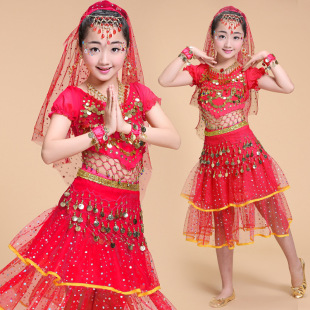 Children's Belly Dance Costume Children's Indian Dance Costume Children's Xinjiang Dance Costume Ethnic Dance Costume