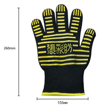 耐温耐磨 BBQ防滑防火烧烤隔热手套 微波炉烤箱手套 点胶手套